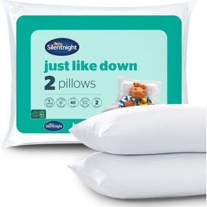 Silentnight Just Like Down Pillows 2 Pack Soft Medium Support Silentnight Just Like Down Pillows 2 Pack Soft Medium Support