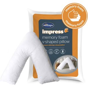 Silentnight Impress Memory Foam V-Shape Pillow: Targeted neck & shoulder support Silentnight Impress Memory Foam V-Shape Pillow: Targeted neck & shoulder support