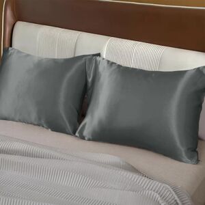 Imperial Rooms (Charcoal Pillowcase 2-Pack) Double Sided Pillowcase Satin Silk Soft Pillow Cove Imperial Rooms (Charcoal Pillowcase 2-Pack) Double Sided Pillowcase Satin Silk Soft Pillow Cove