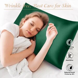 Imperial Rooms (Emerald Green Pillowcase 4-Pack) Double Sided Pillowcase Satin Silk Soft Pillow Imperial Rooms (Emerald Green Pillowcase 4-Pack) Double Sided Pillowcase Satin Silk Soft Pillow