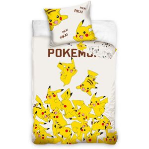 Pokémon Pokemon Pikachu Pika! Single Duvet Cover and Pillowcase Set - European Size Pokémon Pokemon Pikachu Pika! Single Duvet Cover and Pillowcase Set - European Size