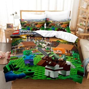 KAIXUAN WOOD (Double 200*200cm) (A10) Minecraft Bedding 3 Piece Boys Duvet Cover Set KAIXUAN WOOD (Double 200*200cm) (A10) Minecraft Bedding 3 Piece Boys Duvet Cover Set