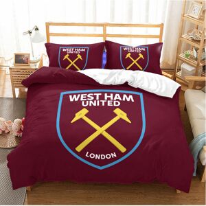 KAIXUAN WOOD (Single 135*200cm) Gift For West Ham United Fans Single Double Duvet Covers Bedd KAIXUAN WOOD (Single 135*200cm) Gift For West Ham United Fans Single Double Duvet Covers Bedd