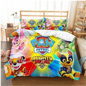 KAIXUAN WOOD (King 240*220cm) (Pap T08) Gift For Paw Patrol Fans Bedding Set Double Single Du KAIXUAN WOOD (King 240*220cm) (Pap T08) Gift For Paw Patrol Fans Bedding Set Double Single Du