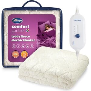 Silentnight Teddy Fleece Electric Blanket King ? Heating Underblanket with 3 Hea Silentnight Teddy Fleece Electric Blanket King ? Heating Underblanket with 3 Hea