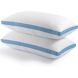 Unbranded Pillows 2 Pack Shredded Memory Foam Pillow for Comfortable Sleeping, Hypoallerge Unbranded Pillows 2 Pack Shredded Memory Foam Pillow for Comfortable Sleeping, Hypoallerge