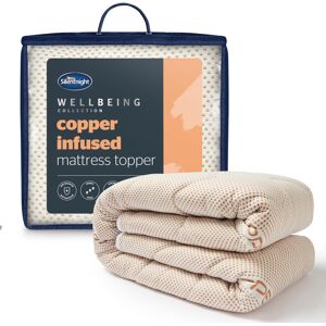 Silentnight Wellbeing Copper Double Mattress Topper - Natural Anti-Allergy, Cool Silentnight Wellbeing Copper Double Mattress Topper - Natural Anti-Allergy, Cool
