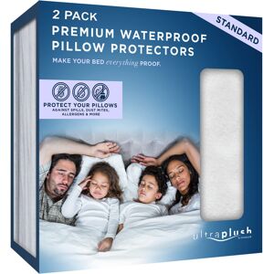 UltraBlock UltraPlush Pillow Protector- Waterproof & Hypoallergenic Covers - Dust Mite Proo UltraBlock UltraPlush Pillow Protector- Waterproof & Hypoallergenic Covers - Dust Mite Proo