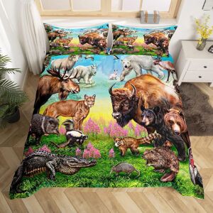 Unbranded (Multi 01, Double(No Comforter)) Wolf Duvet Cover Double,Galaxy Bedding Set For Unbranded (Multi 01, Double(No Comforter)) Wolf Duvet Cover Double,Galaxy Bedding Set For