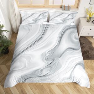 Unbranded (Grey White, Double(No Comforter)) Homewish Light Purple Marble Bedding Set Gold Unbranded (Grey White, Double(No Comforter)) Homewish Light Purple Marble Bedding Set Gold