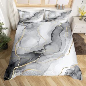 Unbranded (Grey Gold White, Super King(No Comforter)) Homewish Light Purple Marble Bedding Unbranded (Grey Gold White, Super King(No Comforter)) Homewish Light Purple Marble Bedding