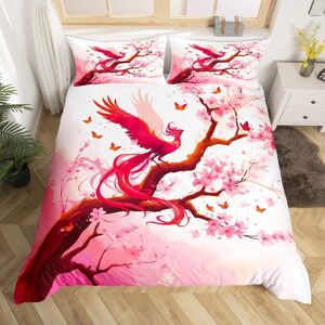 Unbranded (Pink Red, King(No Comforter)) Double Phoenix Duvet Cover Dreamy Wild Animal Bed Unbranded (Pink Red, King(No Comforter)) Double Phoenix Duvet Cover Dreamy Wild Animal Bed