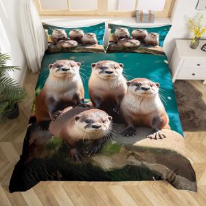 Unbranded (Teal White, Single(No Comforter)) Homewish Cherry Blossoms Duvet Cover for Boys Unbranded (Teal White, Single(No Comforter)) Homewish Cherry Blossoms Duvet Cover for Boys