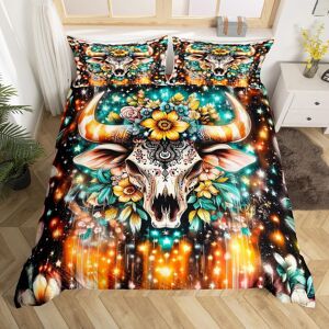 Unbranded (Golden Green Yellow, Single(No Comforter)) Homewish Sugar Skull Bedding Set Cro Unbranded (Golden Green Yellow, Single(No Comforter)) Homewish Sugar Skull Bedding Set Cro