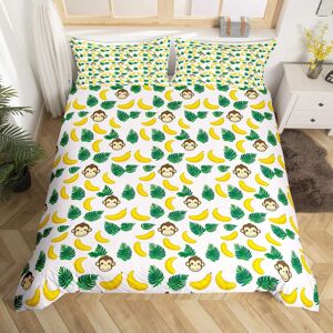 Unbranded (Green Yellow, King(No Comforter)) Homewish Pink Monkey Bedding Set Double,Jungl Unbranded (Green Yellow, King(No Comforter)) Homewish Pink Monkey Bedding Set Double,Jungl