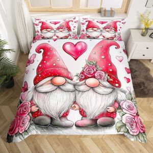 Unbranded (Red White, Double(No Comforter)) Homewish Rose Theme Double Bedding Set For Adu Unbranded (Red White, Double(No Comforter)) Homewish Rose Theme Double Bedding Set For Adu