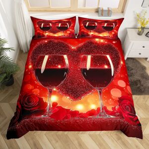 Unbranded (Red Yellow, Double(No Comforter)) Homewish Rose Theme Double Bedding Set For Ad Unbranded (Red Yellow, Double(No Comforter)) Homewish Rose Theme Double Bedding Set For Ad