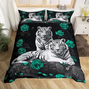 Unbranded (Green Gary, Super King(No Comforter)) Homewish Gary Tiger Bedding Set Orange Ro Unbranded (Green Gary, Super King(No Comforter)) Homewish Gary Tiger Bedding Set Orange Ro