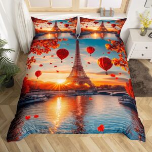 Unbranded (Yellow Gary, Double(No Comforter)) Homewish Paris Bedding Set Romantic Eiffel T Unbranded (Yellow Gary, Double(No Comforter)) Homewish Paris Bedding Set Romantic Eiffel T