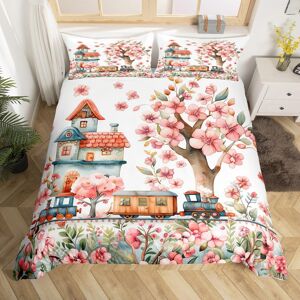 Unbranded (Pink Blue, Super King(No Comforter)) Homewish Paris Bedding Set Romantic Eiffel Unbranded (Pink Blue, Super King(No Comforter)) Homewish Paris Bedding Set Romantic Eiffel