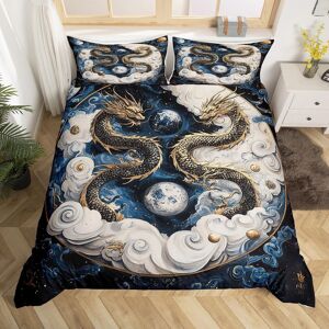 Unbranded (Navy Blue, King(No Comforter)) Homewish Samurai Duvet Cover Cherry Blossoms Bed Unbranded (Navy Blue, King(No Comforter)) Homewish Samurai Duvet Cover Cherry Blossoms Bed