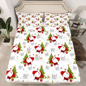 Unbranded (Multi 25, Single(No Comforter)) Cartoon Snowman Double Sheets Snowflake Christm Unbranded (Multi 25, Single(No Comforter)) Cartoon Snowman Double Sheets Snowflake Christm