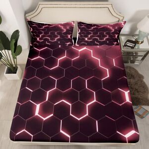 Unbranded (Multi 07, King(No Comforter)) Turquoise Bed Sheets Double Geometric Fitted Shee Unbranded (Multi 07, King(No Comforter)) Turquoise Bed Sheets Double Geometric Fitted Shee