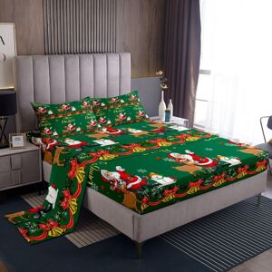 Unbranded (Multi 11, Double(No Comforter)) Christmas Truck Bed Sheets Set Double,Construct Unbranded (Multi 11, Double(No Comforter)) Christmas Truck Bed Sheets Set Double,Construct