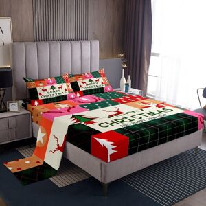 Unbranded (Multi 15, Single(No Comforter)) Christmas Truck Bed Sheets Set Double,Construct Unbranded (Multi 15, Single(No Comforter)) Christmas Truck Bed Sheets Set Double,Construct