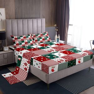 Unbranded (Multi 08, Single(No Comforter)) Christmas Truck Bed Sheets Set Double,Construct Unbranded (Multi 08, Single(No Comforter)) Christmas Truck Bed Sheets Set Double,Construct