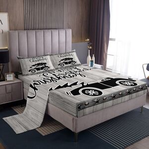 Unbranded (Multi 30, Single(No Comforter)) Christmas Truck Bed Sheets Set Double,Construct Unbranded (Multi 30, Single(No Comforter)) Christmas Truck Bed Sheets Set Double,Construct