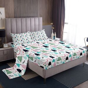 Unbranded (Multi 43, Single(No Comforter)) Christmas Truck Bed Sheets Set Double,Construct Unbranded (Multi 43, Single(No Comforter)) Christmas Truck Bed Sheets Set Double,Construct