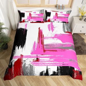 Unbranded (Pink Red, Single(No Comforter)) Homewish Yellow Black Grey Double Bedding Set f Unbranded (Pink Red, Single(No Comforter)) Homewish Yellow Black Grey Double Bedding Set f