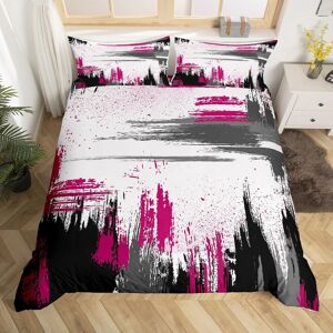 Unbranded (Hot Pink, Single(No Comforter)) Homewish Yellow Black Grey Double Bedding Set f Unbranded (Hot Pink, Single(No Comforter)) Homewish Yellow Black Grey Double Bedding Set f