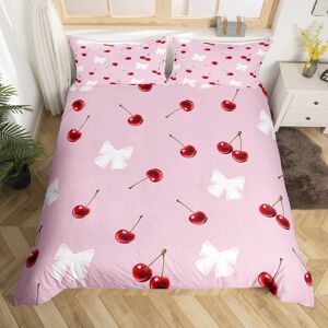Unbranded (Red White Purple, Double(No Comforter)) Homewish Cute Bowknot Bedding Set Doubl Unbranded (Red White Purple, Double(No Comforter)) Homewish Cute Bowknot Bedding Set Doubl