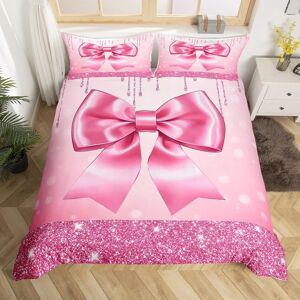Unbranded (Fuchsia, King(No Comforter)) Homewish Cute Bowknot Bedding Set Double,Red Pin R Unbranded (Fuchsia, King(No Comforter)) Homewish Cute Bowknot Bedding Set Double,Red Pin R