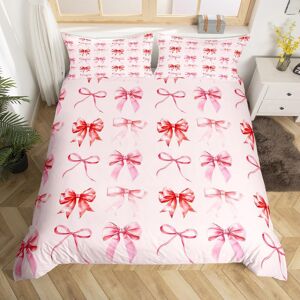 Unbranded (Red Pink, Single(No Comforter)) Homewish Cute Bowknot Bedding Set Double,Red Pi Unbranded (Red Pink, Single(No Comforter)) Homewish Cute Bowknot Bedding Set Double,Red Pi