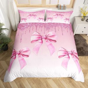 Unbranded (Bright Pink, Super King(No Comforter)) Homewish Cute Bowknot Bedding Set Double Unbranded (Bright Pink, Super King(No Comforter)) Homewish Cute Bowknot Bedding Set Double
