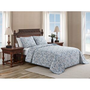 Tommy Bahama - Queen Quilt Set Reversible Cotton Bedding with Matching Sham Su Tommy Bahama - Queen Quilt Set Reversible Cotton Bedding with Matching Sham Su
