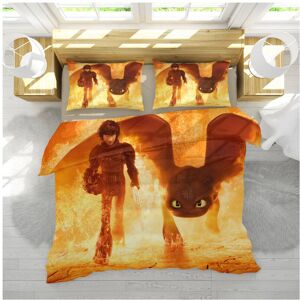 Unbranded (Fire, Double?3pc?) How Train To Your Dragon Design Bedding Set 2pc3pc Of Pillow Unbranded (Fire, Double?3pc?) How Train To Your Dragon Design Bedding Set 2pc3pc Of Pillow