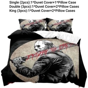 Unbranded (Style A, Single) Horror Scream Kids Bedding Single Double Duvet Cover Pillow Ca Unbranded (Style A, Single) Horror Scream Kids Bedding Single Double Duvet Cover Pillow Ca
