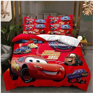 ETECHMART (7, 135x200cm) Cartoon Cars Bedding Set Lightning McQueen Duvet Cover Boy's Bedc ETECHMART (7, 135x200cm) Cartoon Cars Bedding Set Lightning McQueen Duvet Cover Boy's Bedc