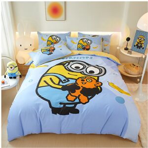 Deyaah (Double 200x230cm) Minions Series-Cotton Printed Quilt Cover Set-Banana Deyaah (Double 200x230cm) Minions Series-Cotton Printed Quilt Cover Set-Banana