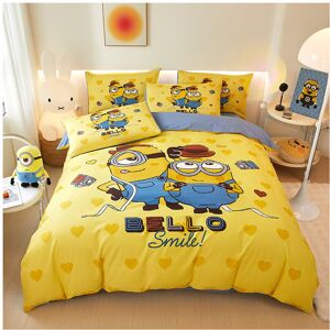 Deyaah (Single 160*210 (3pcs)) Minions Series-Cotton Printed Quilt Set-Detective Combin Deyaah (Single 160*210 (3pcs)) Minions Series-Cotton Printed Quilt Set-Detective Combin