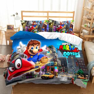 Deyaah (SINGLE 135x200cm) Mario Digital Print Quilt Cover Set - Mario Odyssey Deyaah (SINGLE 135x200cm) Mario Digital Print Quilt Cover Set - Mario Odyssey