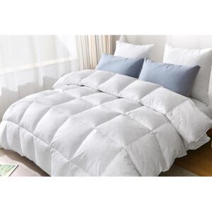 Kampala Hill (Double, White) Duck Feather Down Duvet Quilt 4.5 tog All Year Breathable Box St Kampala Hill (Double, White) Duck Feather Down Duvet Quilt 4.5 tog All Year Breathable Box St