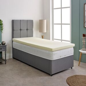 The Foam People (3ft Single Mattress - 90cm x 190cm) Memory Foam Mattress Topper - 2" Deep, Pres The Foam People (3ft Single Mattress - 90cm x 190cm) Memory Foam Mattress Topper - 2" Deep, Pres