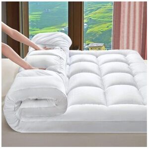 Unbranded (King) Extra Thick Mattress Topper 10cm/4 Inch Bounce Back Protectors 1200GSM So Unbranded (King) Extra Thick Mattress Topper 10cm/4 Inch Bounce Back Protectors 1200GSM So