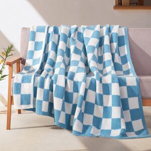 Elegant Comfort Premium Checkered Reversible Throw Blanket - Ultra Soft and Ligh Elegant Comfort Premium Checkered Reversible Throw Blanket - Ultra Soft and Ligh