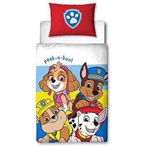 Paw Patrol Official Pupster Design Toddler Cot Bed Duvet Cover Set Reversible Paw Patrol Official Pupster Design Toddler Cot Bed Duvet Cover Set Reversible